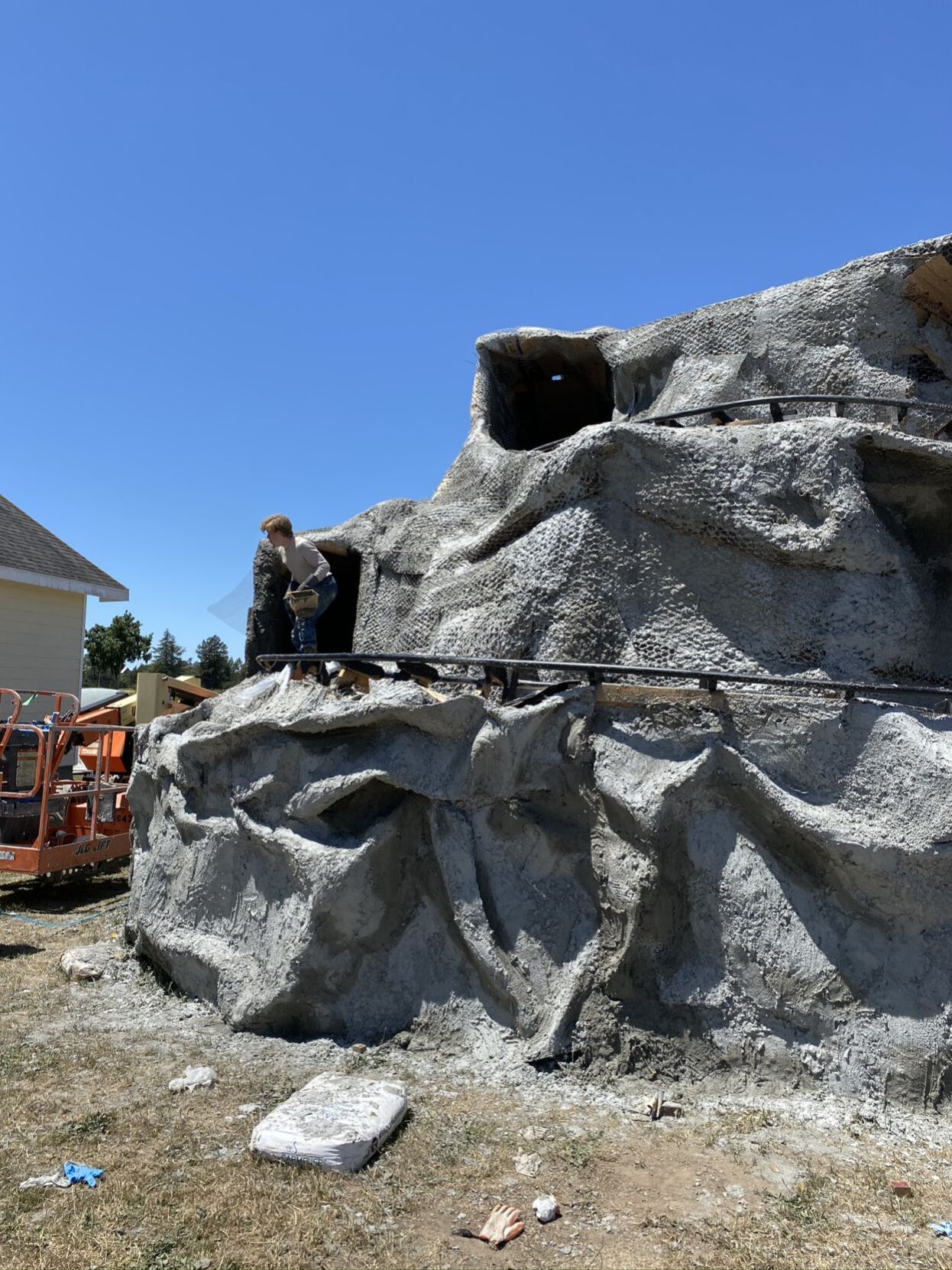 Building Napa's mini-Matterhorn roller coaster